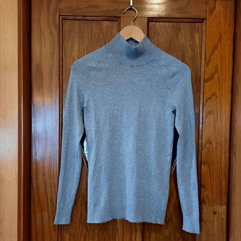 Apt 9 Sweater Turtleneck Grey